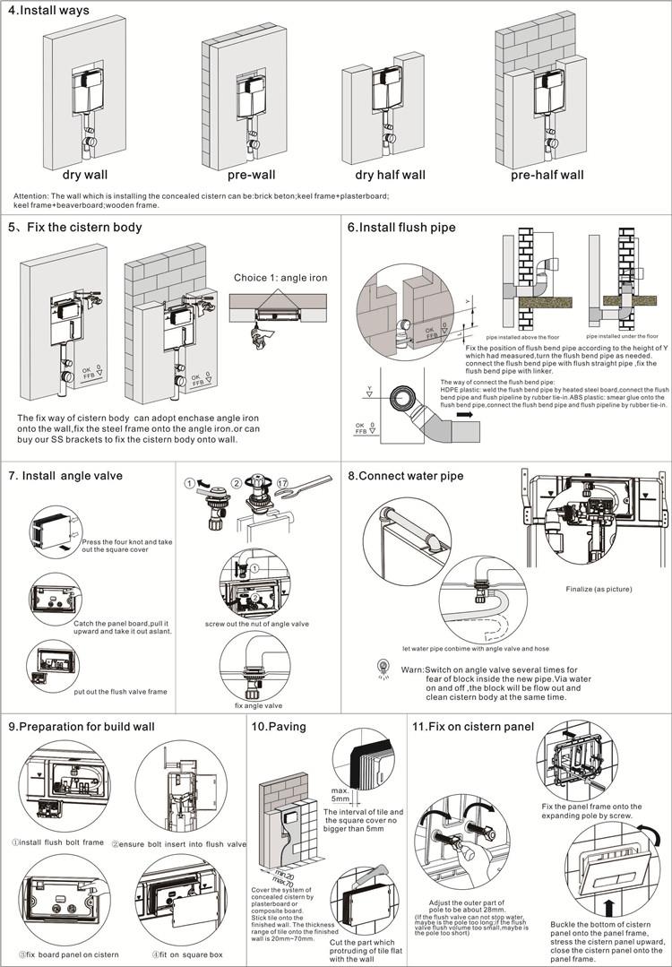Slim Toilet Flush Cistern suppliers