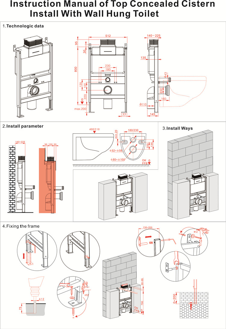 low discount Top Access Concealed Cistern